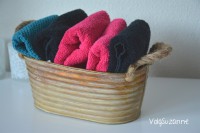 Wooninspiratie: handdoekenmandje gastendoekjes