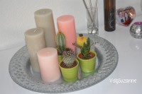 Prikkelende make-over kaarsenplateau met IKEA Cactaceae